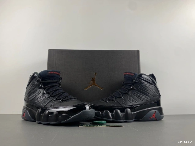1st Kicks Jordan Patent 302370-014 Air Retro Bred 9 0812